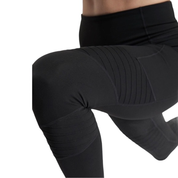 NEW Athleta Inclination Black Moto Tights Leggings XXS - Picture 3 of 10